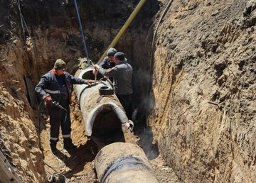 На Северной Салтовке заменили часть уничтоженного газопровода