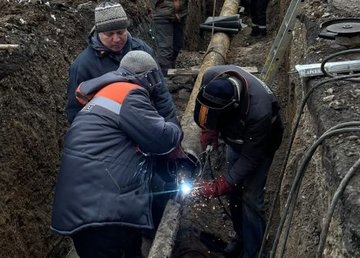 На Северной Салтовке заменили поврежденный участок газопровода