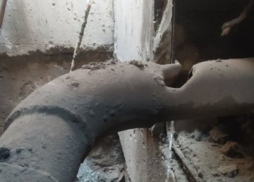 На тепловой камере по Гарибальди восстановили подачу воды и тепла