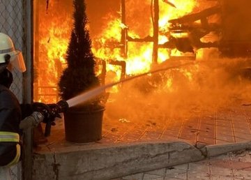 Немышлянский район: спасатели ликвидировали возгорание в кафе