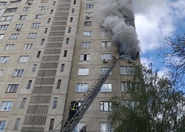 Немышлянский район: во время пожара в жилом 16-этажном доме эвакуированы 25 человек