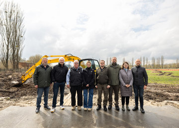 Олег Синєгубов на Київщині взяв участь в урочистому старті будівництва першої в Україні фабрики-кухні