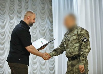 Олег Синєгубов привітав харківський спецпідрозділ Національної поліції КОРД із 7-ю річницею створення