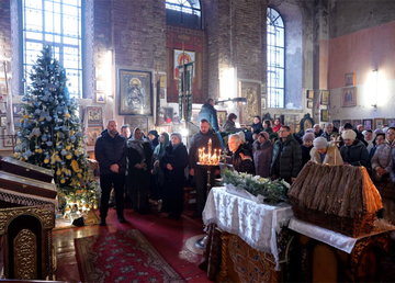 Олег Синєгубов у світле Різдво Христове долучився до молебню
