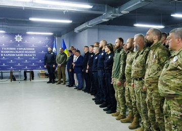 Олег Синєгубов відзначив поліцейських Харківщини з нагоди 10-ї річниці створення Національної поліції України