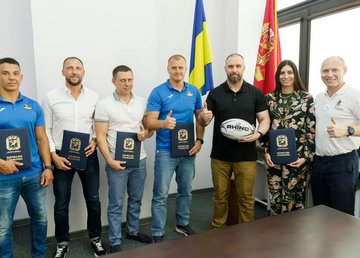 Олег Синєгубов відзначив збірні команди Харківської області з регбі-7 та регбіліг-9 за перемогу у чемпіонатах України