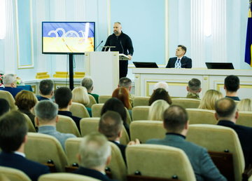 Олег Синєгубов взяв участь у засіданні Вченої ради до 220-річчя заснування Національного юридичного університету Олег Синєгубов взяв участь у засіданні Вченої ради до 220-річчя заснування Національного юридичного університету
