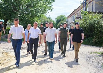 Олег Синєгубов з робочою поїздкою відвідав Дергачівську громаду