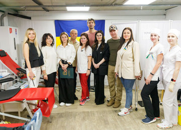 Олена Логвинова взяла участь у відкритті донор-центру