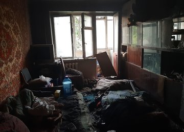 Основянский район: во время тушения пожара огнеборцы спасли женщину