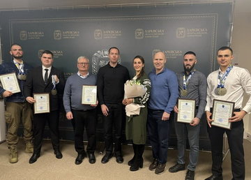 Переможців чемпіонату світу з гирьового спорту відзначили почесними грамотами начальника Харківської ОВА