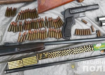 Полицейские изъяли оружие и боеприпасы у жителя Харьковщины