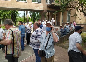 Полиция задержала человека, причастного к совершению правонарушений во время акции возле медицинского учреждения в Харькове