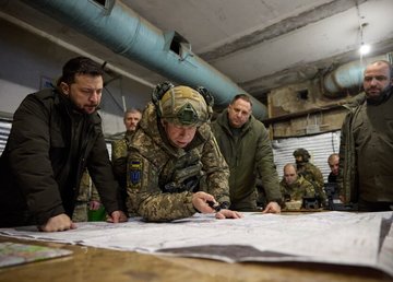 Президент України побував у розташуванні Сил оборони в Купʼянську на Харківщині