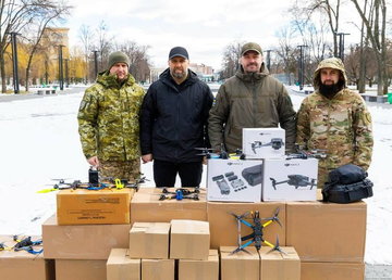 Прикордонники Харківщини отримали дрони Прикордонники Харківщини отримали дрони