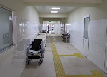 Ремонт в приемном отделении Купянского территориального медицинского объединения - на завершающей стадии Ремонт в приемном отделении Купянского территориального медицинского объединения - на завершающей стадии