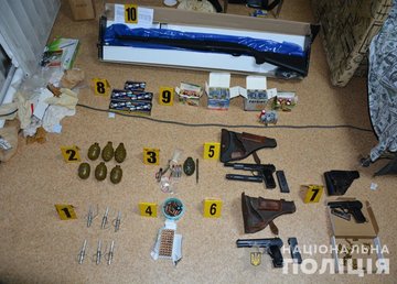 С начала июля полицейские Харьковщины изъяли из незаконного оборота более 500 единиц оружия и боеприпасов
