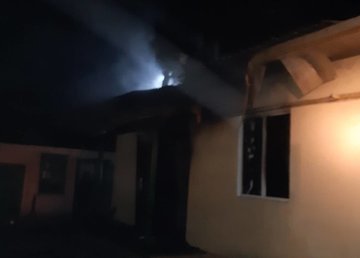 Сахновщинский район: во время пожара в частном жилом доме пострадал 55-летний мужчина