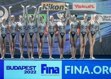 Сборная команда Украины по синхронному плаванию стала чемпионом мира по хайлайту