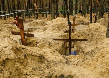 Сьогодні завершується ексгумація тіл з масового поховання в Ізюмі - Олег Синєгубов