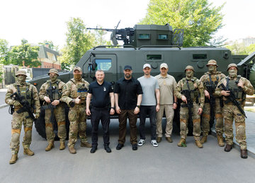 Спецпідрозділ КОРД отримав бронеавтомобіль українського виробництва «Козак»