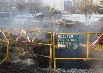 «Тепловые сети» устраняют повреждение трубопровода на Алексеевке