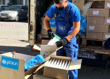 Социальным работникам Харьковщины передали средства индивидуальной защиты