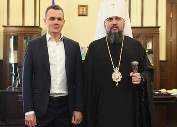 Глава ХОГА Алексей Кучер встретился с митрополитом Епифанием