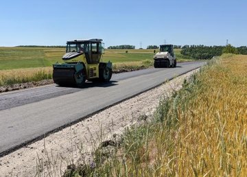 В рамках «Большого строительства» на Харьковщине провели ремонты на 16 дорогах местного значения