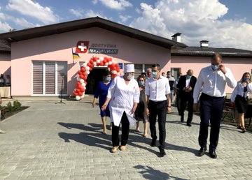 В поселке Савинцы Балаклейского района завершили строительство амбулатории