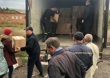 У 2 звільнені громади Куп’янського району доставили гуманітарну допомогу