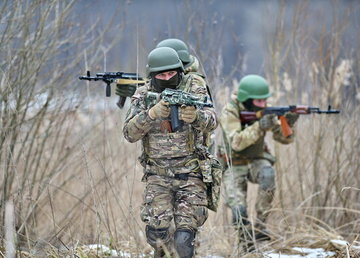 У Харківській області відбулися навчання добровольців «Гвардії наступу»