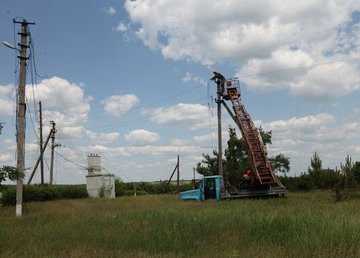 У Харківському районі до електромережі підключили ще один населений пункт