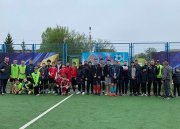 У Харкові діти-переселенці взяли учать у змаганнях з мініфутболу