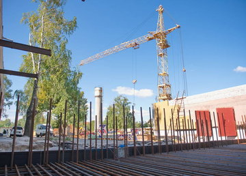 У селищі Коротич завершують будівництво укриття для закладу освіти