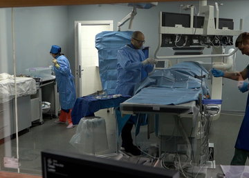 У Валківській лікарні успішно провели перші операції за допомогою ангіографічного обладнання