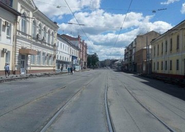 Участок Московского проспекта в районе площади Фейербаха открыт для проезда  Участок Московского проспекта в районе площади Фейербаха открыт для проезда