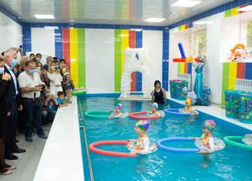 В детском саду №142 открыли новый бассейн