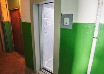 В доме на улице Золочевской не было обрыва лифта В доме на улице Золочевской не было обрыва лифта