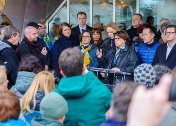 В городе-побратиме Лилль проходят мероприятия в поддержку Украины В городе-побратиме Лилль проходят мероприятия в поддержку Украины