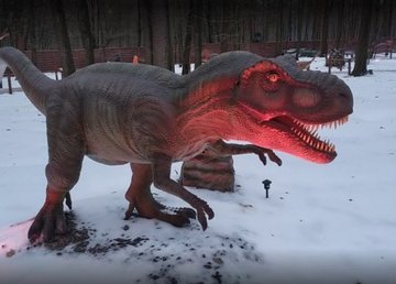 В Харькове открыли парк динозавров В Харькове открыли парк динозавров