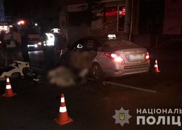 В Харькове полиция устанавливает обстоятельства гибели мотоциклиста в ДТП