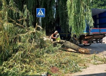 В Харькове продолжают устранять последствия непогоды В Харькове продолжают устранять последствия непогоды