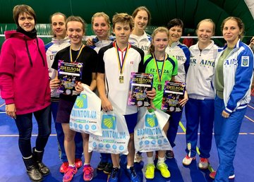 В Харькове прошел бадминтонный турнир "Первая ласточка"