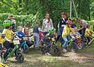В Харькове прошли детские велосоревнования