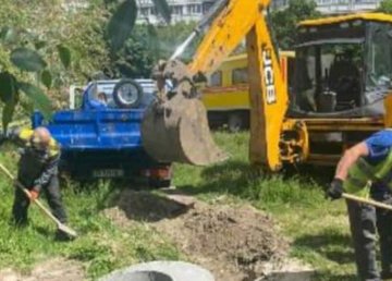 В Харькове восстанавливают разрушенные сети водоотведения  В Харькове восстанавливают разрушенные сети водоотведения