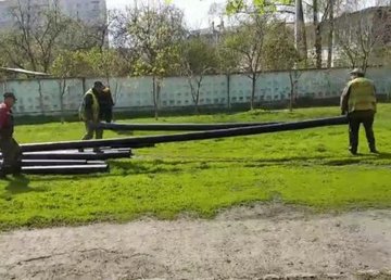 В Холодногорском районе перекладывают транзитный трубопровод В Холодногорском районе перекладывают транзитный трубопровод