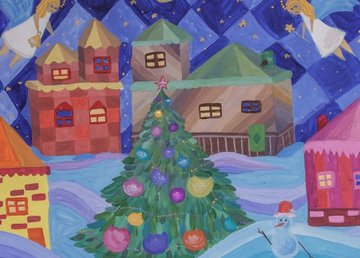 В художественной школе имени Репина пройдет новогодняя выставка В художественной школе имени Репина пройдет новогодняя выставка