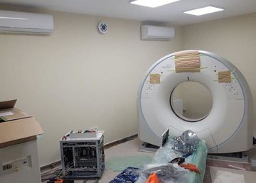 В Мерефянской больнице продолжаются работы по реконструкции приемного отделения