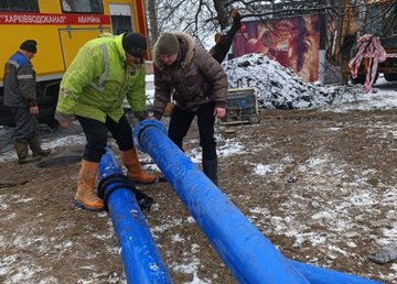 В Новобаварском районе восстанавливают водоснабжение В Новобаварском районе восстанавливают водоснабжение